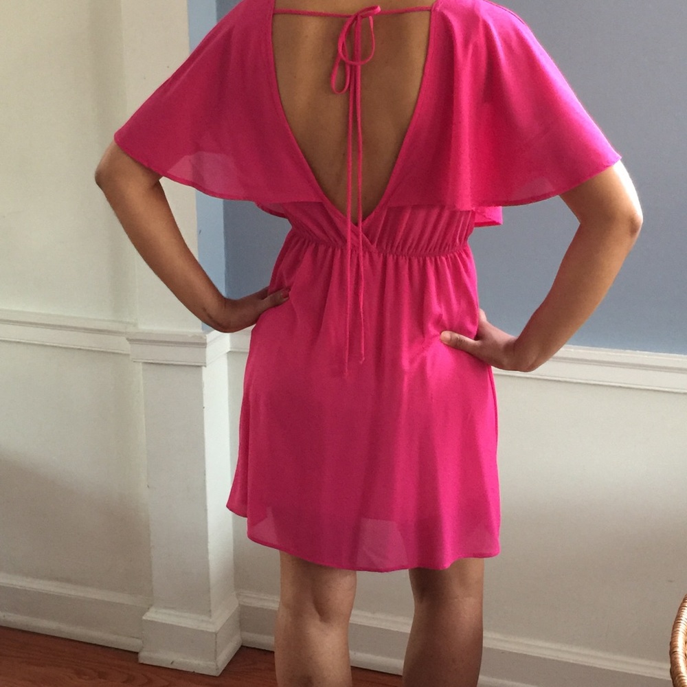 ☀️HP☀️ Playful Magenta Dress - Picture 3 of 4